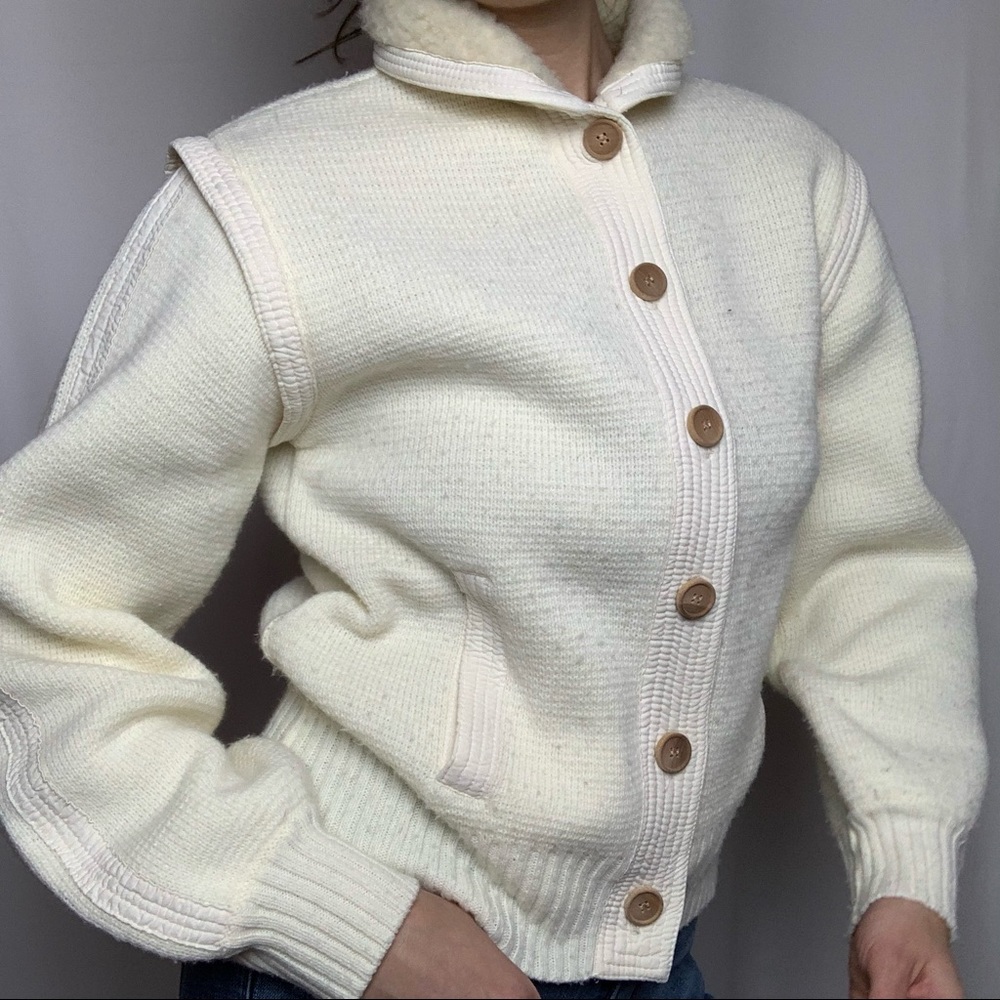 Vtg Sweater Coat by Mariea Kim